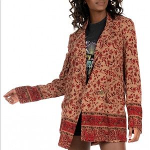 Free People Bellflower Blazer Size M